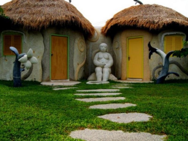 Naidee Sculptured Huts Hotel Hua Hin Exterior foto